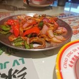 用用瓣开有很多汁流出来，一口下去外脆肉滑够汁够味