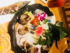 三文鱼刺身-清水日本料理铁板烧(学府路店)
