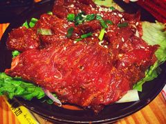 秘制香辣牛肉-胖记烤肉(江汉路店)