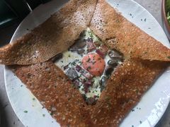 鸡蛋蘑菇熏肉荞麦可丽饼-RAC BAR(安福路店)