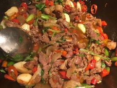 小炒黄牛肉-小隐人家(乐松店)
