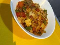 羊肉炒面片-马三洋芋片(簋街店)
