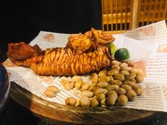 鱿鱼花生-草家酱蟹炭火烤肉店(珲春南路一店)