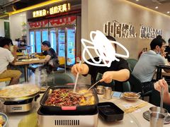 自助取餐区-令狐冲烤鱼·烧菜馆(达明店)