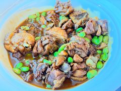 毛豆米烧鸡公-安徽大厦中餐厅