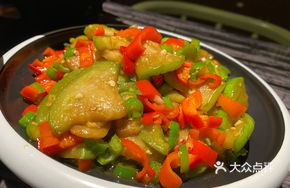Stir-Fried Green Eggplant with Chili