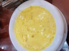 银鱼蒸蛋-万佛湖许老大铁锅鱼(黑金冠店)