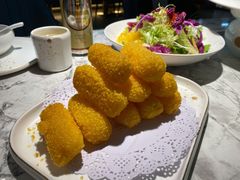 新派炸鲜奶-悦海·家宴·冰花皮皮虾大锅贴(宝龙店)