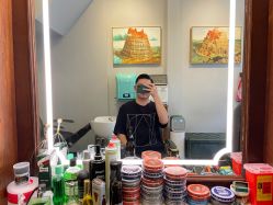 -595barbershop美式油头