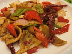爆炒羊肚片-石榴花新疆清真餐厅(莫愁湖店)
