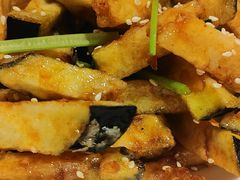 芝麻酥茄子-范家小馆·烤鸭新京菜(金融街店)