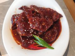-草家酱蟹炭火烤肉店(珲春南路一店)