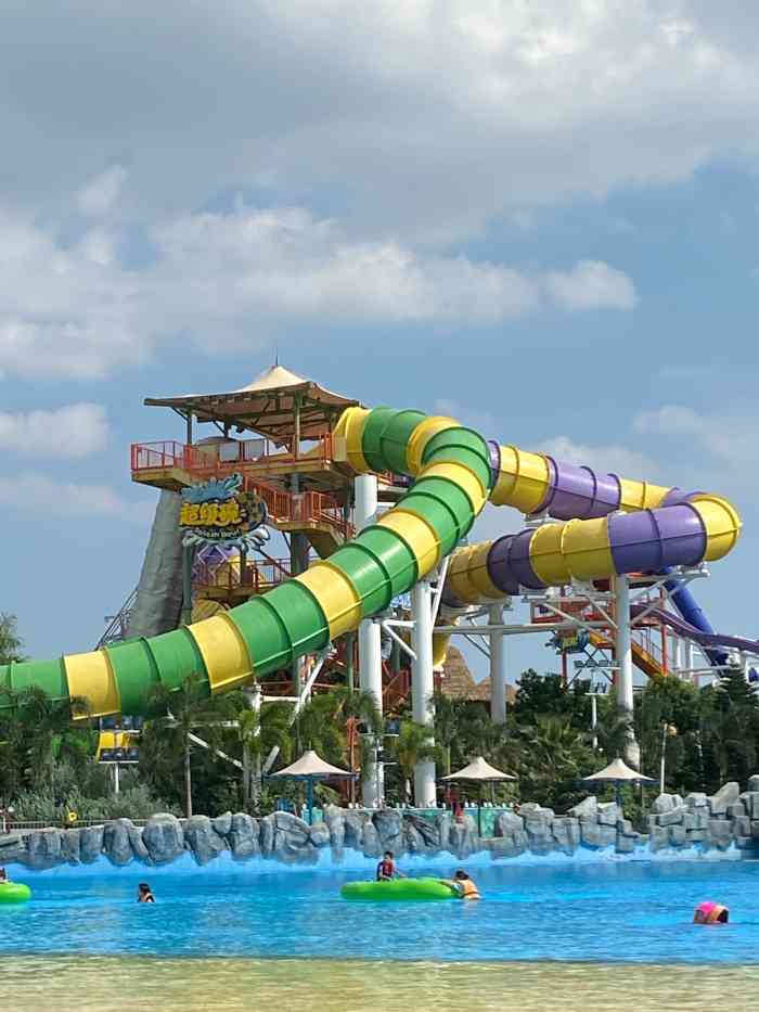 厦门方特水上乐园-"我是开园第二天去的,那天还下大雨了,一直.