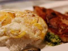 蔥油豬排煎蛋飯-敏华冰厅(德福广场店)