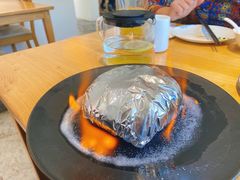 火焰豆腐包-朵朵开素食餐厅(后宰门街店)