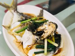 清蒸金鲳鱼-小辣妹川味海鲜加工店(第一市场椰风巷店)