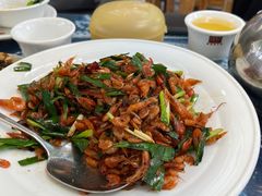 韭菜炒虾-瑞丰园庭院餐厅·白族传统家常菜