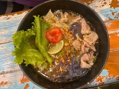-蝶豆花蓝面条