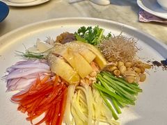 顺德海蜇捞手撕鸡-顺德美的万豪酒店-万豪中餐厅