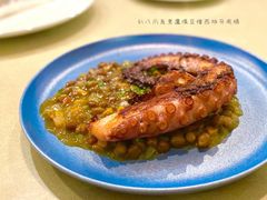 扒八爪魚黑鷹嘴豆燴西班牙風腸-岚·石(赤柱店)