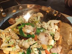 香锅花菜-绿茶餐厅(西单老佛爷店)