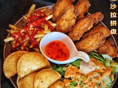 沙拉烤翅拼盘-杜家小馆(农大店)