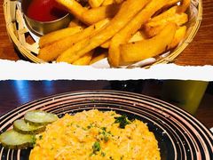玫瑰鸡肉蘑菇烩饭-澳骄 Aussie Kitchen·手工披萨·西餐(国大店)