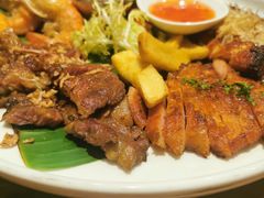 碳烧猪颈肉拼大虾-星叶·东南亚料理(宁波万象汇店)