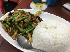 茄子豆角肉末饭-日月永和中国餐饮名店(东湖店)