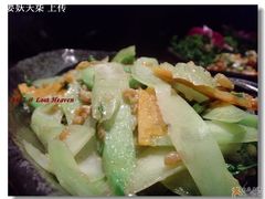 ♨【缅式虾酱炒芥兰】40元-花马天堂云南餐厅 Lost Heaven(高邮路店)