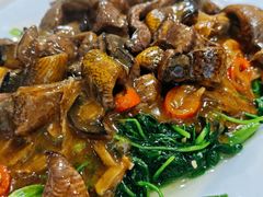 空心菜炒鳝鱼-车头老二大排档