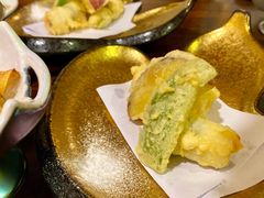 紫苏银鱼卷天妇罗-加奈日本料理