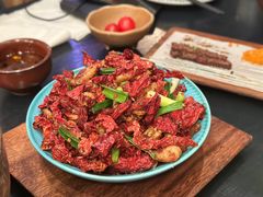 宫爆板筋-山石榴·贵州菜(丰盛里店)