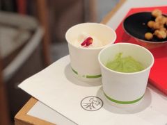 抹茶芥末冰淇淋-茶是一枝花泡茶店