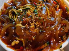 凉拌拉皮-日丰园海肠水饺·老字号大连海鲜(和平广场店)