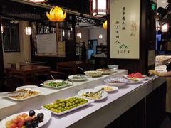 自助取餐区-清心素食自助餐厅(夫子庙店)