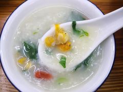 鲜瑶柱菜心粒粥-南记食粥坊·宵夜大排档(南桂店)