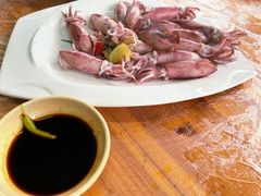 白灼鱿鱼-众味海鲜大排档·活海鲜·潮汕味(南澳店)