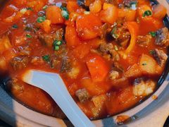 番茄炖牛肉-水煮三国·川鲁江湖菜(香山店)