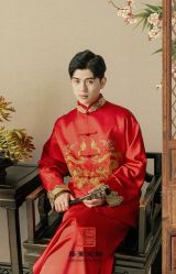 点击看大图 -藤薰定制中式嫁衣礼服旗袍店