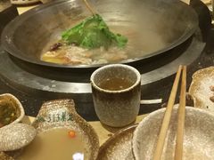 羊肉汤锅，味道不错。-九府羊鲜羊火锅·烧烤(任丘东风美食街店)