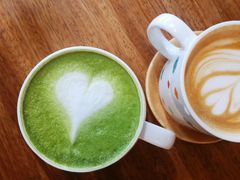 抹茶拿铁-琥珀咖啡 Ambercoffee
