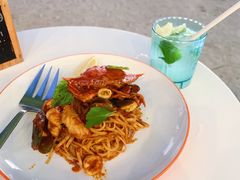 海鲜意面-Cha Cha's Beach Cafe