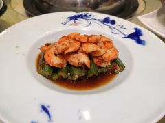炝拌秋葵-船梆煮•蒸汽海鲜·炉火烤肉(五四广场店)