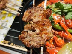 烤羊腰-新疆烧烤王(广灵店)