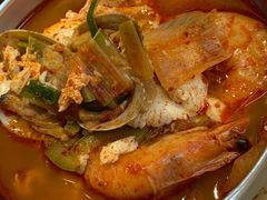 海鲜嫩豆腐汤-姜虎东白丁烤肉(恒隆广场店)