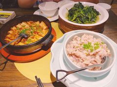 砂锅脆皮豆腐-炊烟小炒黄牛肉(中心印象城店)