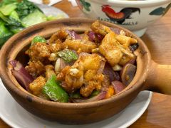 啫啫牛蛙煲-绿柠食堂(北外滩店)