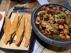 干炸舌头鱼-虾宝贝胶东海鲜·渔家菜(小西天店)