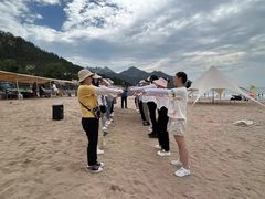 -山海一众流清河沙滩露营地·团建拓展·沙滩烧烤